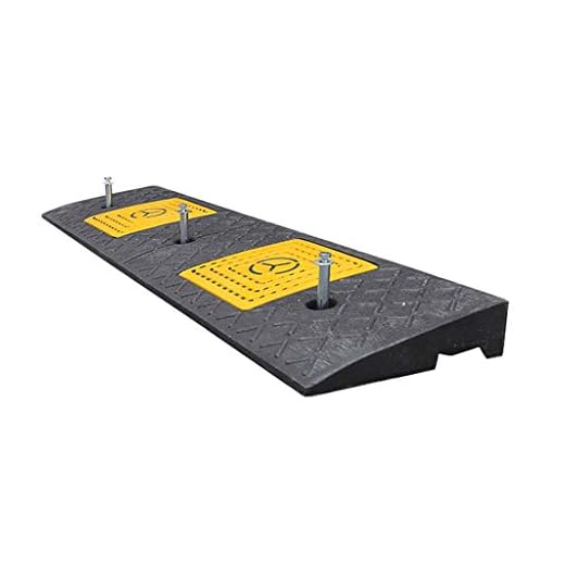 Gummisteg Ramper, Trottoarkanter Bärbara Lätta Tunga Tröskel Ramper För Bil Släpvagn Cykel Motorcykel Bilar Koffertar(Size:100 * 25 * 5CM)
