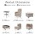 SnugVista Patio Furniture Set, 12-Piece Outdoor Sectional Sofa with Swivel Rocker Chairs & Ottomans, Wicker Patio Conversation Set with Coffee Table, Khaki Cushions