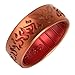 Enso Rings x Pokémon Eeveelutions Dualtone Silicone Rings for Hands - Flareon - Rust Orange/Ruby-Colored - Size 10