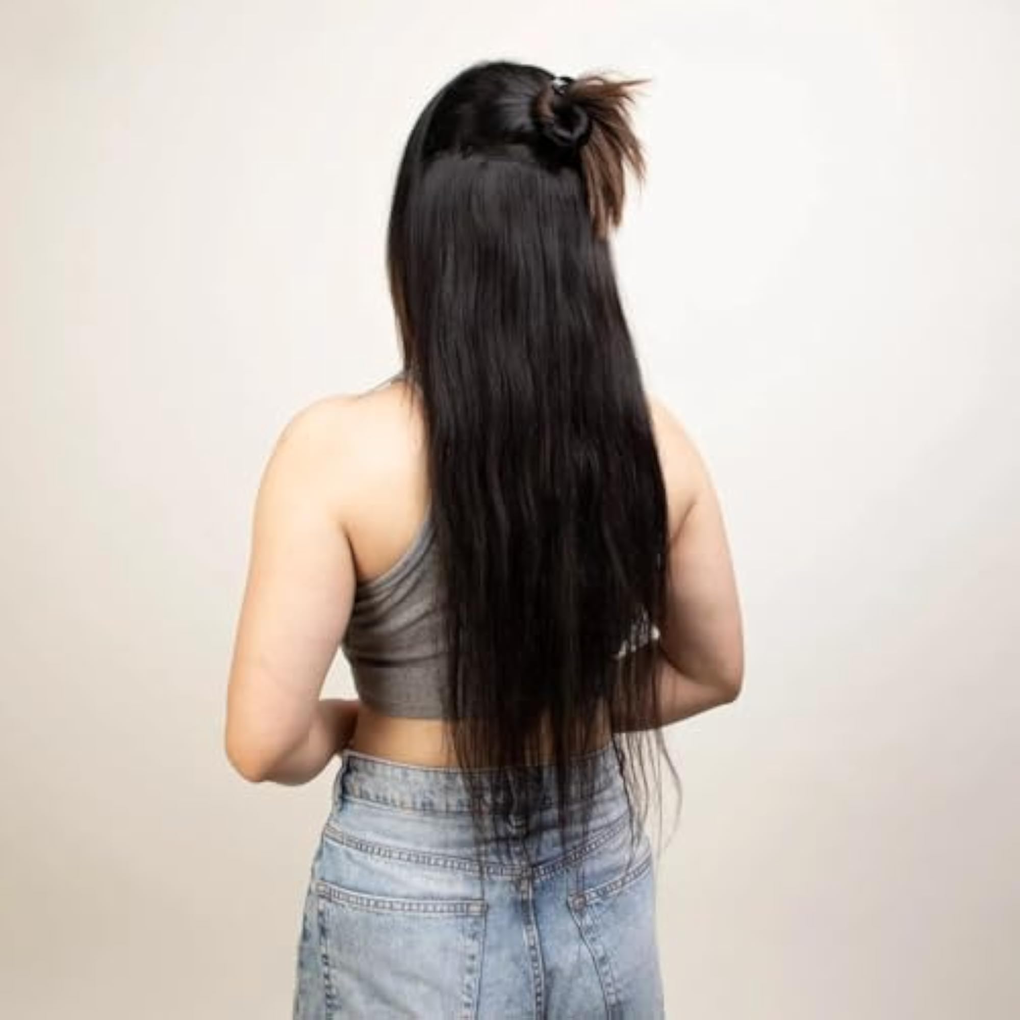 100% Natural Human Hair Volumizer with 5 Clips