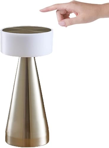 Miniatura 2 de Lámpara de mesa LED portátil con sensor táctil luz nocturna de carga USB 3 niveles de brillo batería recargable de hasta 48 horas de uso lámpara de