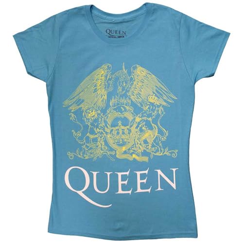Queen Crest T-Shirt - Women's Indigo Blue XS