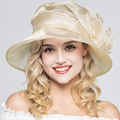 Chapeau de soleil pliable MU doté d'une grande visière anti-UV pour femme