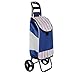 Produktbild Shopping Cart Faltung Haushaltswagen Auto Portable 2 Rad Silence Gepäckwagen