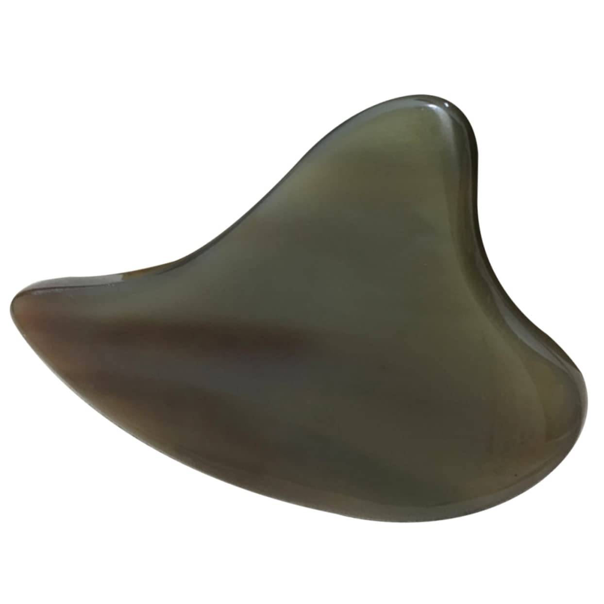 Healvian 4piezas Scraper Guasha De Cuerno De Búfalo Herramienta De Masaje Portátil Para Cuerpo y Facial Mejora La Circulación y Bienestar Para Uso Diario y