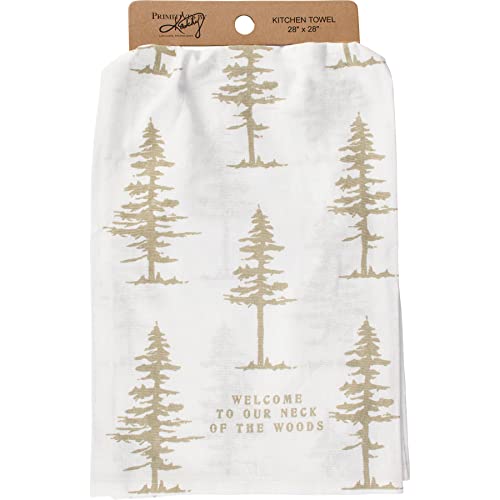 Primitives-by-Kathy-Welcome-to-Our-Neck-of-The-Woods-Decorative-Kitchen-Towel Primitives by Kathy Welcome to Our Neck of The Woods Decorative Kitchen Towel
