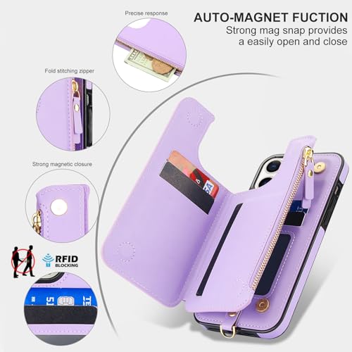 Coque iPhone 12 Mini avec fermeture éclair et protection écran - 4