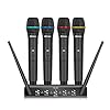 D Debra Audio AU400 PRO UHF 4 Channel Wireless Microphone System,Cordless Handheld Dynamic Karaoke Mic with Receiver for Singing,Wedding,DJ,Party,Speech,Church #3