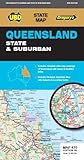 queensland mapa politico  Queensland State & Suburban Map 470 29th (State Map)