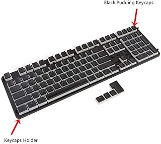 PBT Pudding Keycaps Set with Keycaps Holder Backlit Doubleshot Cherry MX Key Caps