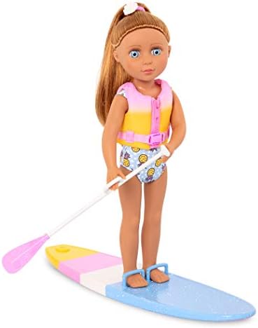 Glitter Girls 062243438491 14" Doll W/Paddle Board, Tammy