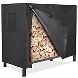 TORACK Outdoor Firewood Racks Cover 4ft, Log Rack, Waterproof Wood Pile Cover, Firewood Log Rack Cov