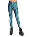 iHeartRaves Women's Mermaid Print Rave Leggings