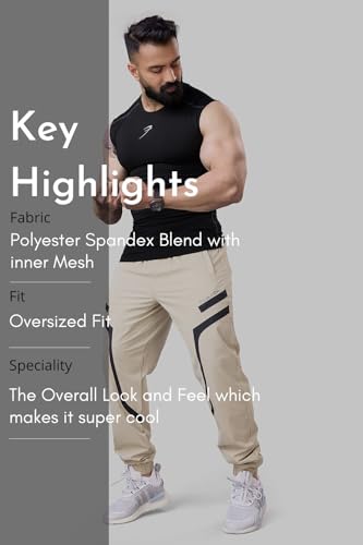 Image of FUAARK Men Oversized Momentum Gym Workout Jogger with Pocket