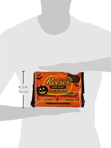 Reese's Halloween Peanut Butter Pumpkins, 6-Count, 1.2-Ounce Packages (Pack of 3)