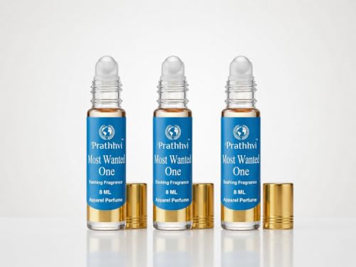 Image of Most Wanted One Attar Roll-On Perfume Oil 8 ml x 3 | Alcohol Free | Long Lasting Rich Fragrance | Men & Women | Pocket Size Travel Friendly Roll On | Daily Wear Fragrance - Pack of 3