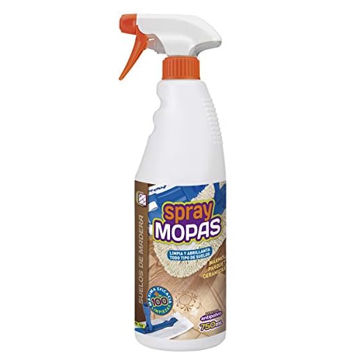MONESTIR Spray Mopas, para mármol, parquet, tarima, cerámicas y porcelánicos 750 ML