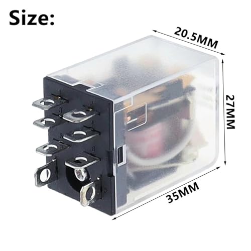 Relais électromagnétique LY2NJ 220V DC switch DPDT pour rénovation de tableau électrique - 3