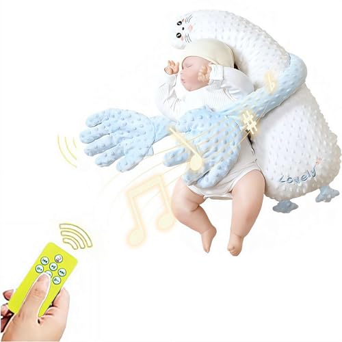 Image of Electric Automatic Patting Device for Soothing & Comfort, Baby Soothers Toys Cute Animal Plush Stuffed Doll Portable Soothing Dolls for Home and Travel