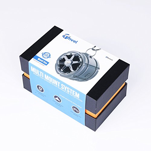 Tmvel Tire Waterproof Ipx7 Rugged Wireless Portable Bluetooth Speaker, Shower Speaker, With Suction Cup - Great For Outdoors #TOP5
