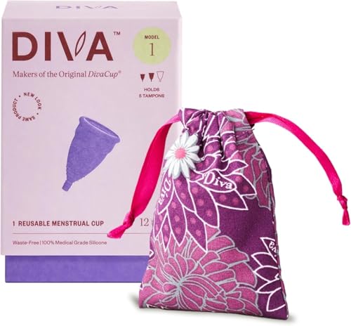 DIVA Cup Model 1 with Retro Pouch