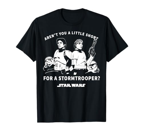 T-shirt Star Wars Han and Luke disguised graphique rétro avec impression haute définition