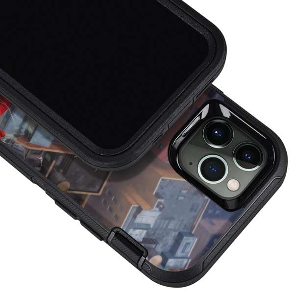 Skinit Decal Phone Skin Compatible with OtterBox Defender iPhone 12 Pro Max - Officially Licensed Marvel Spiderman Spidey Sense Design