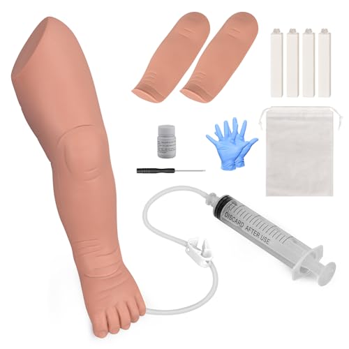 MedEduQuest Pediatric Intraosseous (IO) Leg Training Kit, Infant Tibia IO Trainer for Medical Education