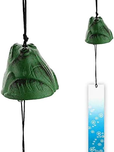 Amazon Whdz 南部鉄器 風鈴 動物風鈴 福寿亀 かえる 魚 縁結び 麗しい祈り かえる 置物 オブジェ オンライン通販