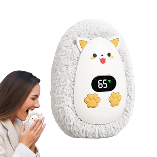 Chauffe-mains en peluche animal pour sorties hivernales et bureau