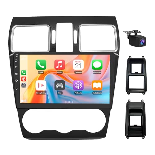 AWESAFE Android 13 Car Radio Stereo for Subaru Forester WRX Impreza 2015-2018 Suitable for Harman Kardon Systems 4G RAM 64G ROM 9" Head Unit with Carplay/Android Auto Bluetooth GPS FM