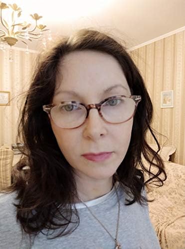 Miniatura 8 de OLOMEE Gafas de lectura redondas para mujer + 4.50 para cabeza pequeñacara pequeña, ajuste ligero y cómodo, paquete de 4