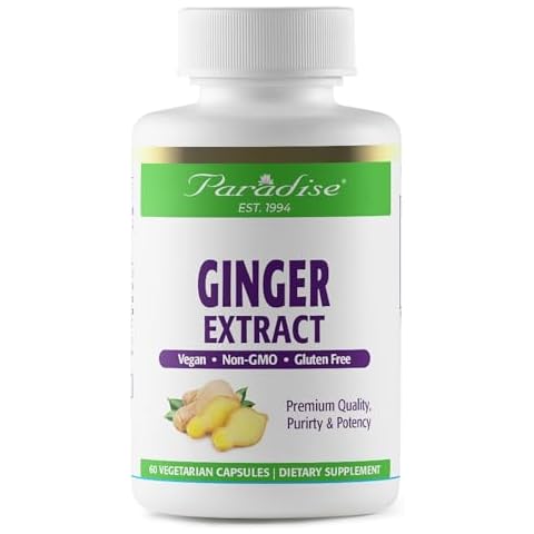 Paradise Herbs Ginger Extract for Digestive Health Cover