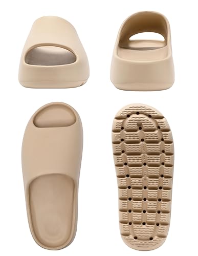 Image of Cloud Slides for Women Men, Unisex Recovery House Slides Indoor Outdoor, Waterproof Shower Shoes for Bathroom, Womens Mens Walking Sandals Comfortable