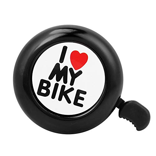 ZAWELIYO Mountain Bell Acessório de sino de metal transparente para ciclismo (preto)