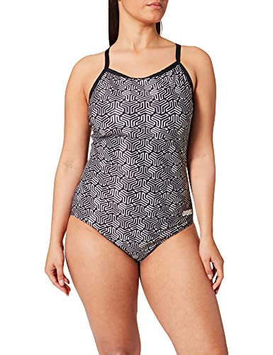 Image of Arena Women's Standard Country Flags Light Drop Back MaxLife One Piece Swimsuit