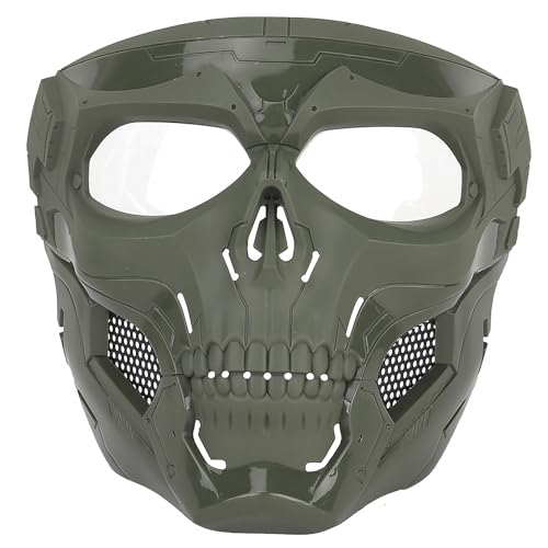 Masque tactique airsoft avec protection visage pour jeu de survie CS et tir