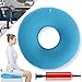 Cojín Antiescaras Redondo Almohada,Almohada Suave para Hemorroides,Cojín Redondo Coxis Inflable,Suave para Hemorroides,Cojín Inflable Redondo