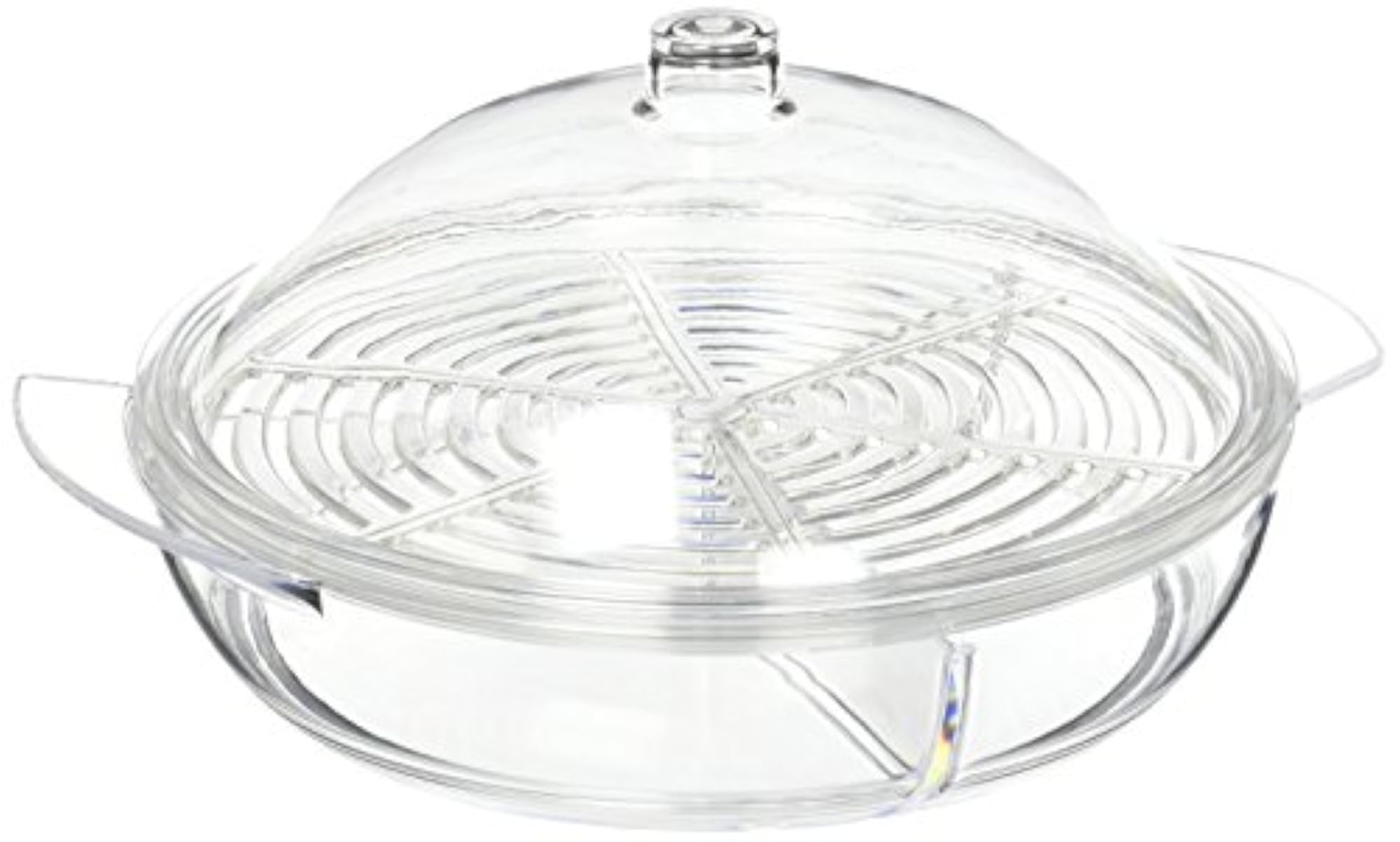 3 Piece Clear Server on Ice Tray Set