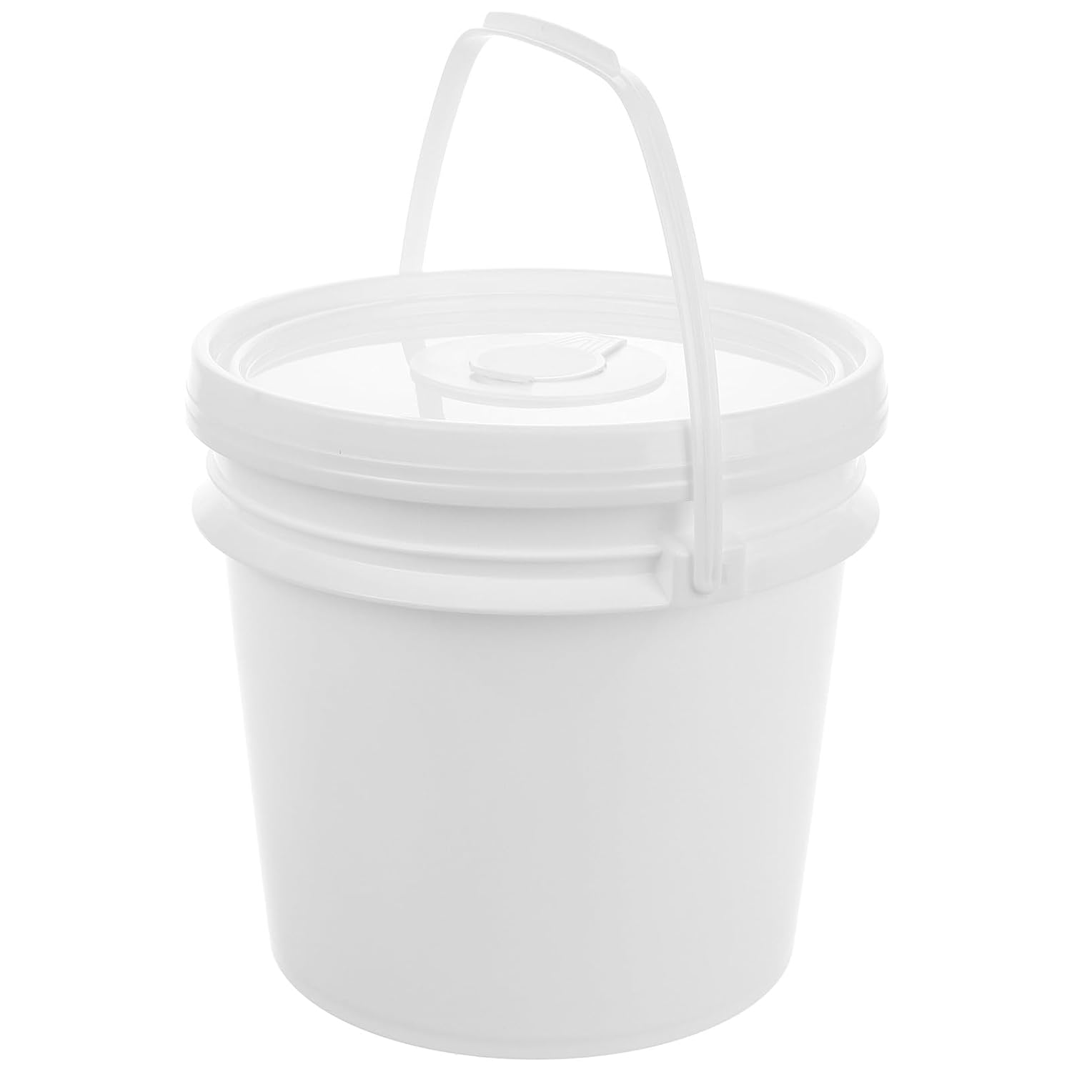 GALPADA Reusable Wipes Dispenser Container with Sealing Lid, 4l Plastic Wet Tissue Holder for Travel and Car Use, Refillable Wipe Bucket Suitable for Diapering and Bathroom