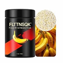 Freeze-Dried Banana Diced, 150g/5.3oz Fruit Snacks with 1 Ingredients, No Sugar Added, Cube for Drink, Baking, Breakfast, Yogurt, Smoothies