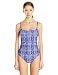 Lark & Ro Swimwear Women's Tank Underwire One-Piece Swimsuit