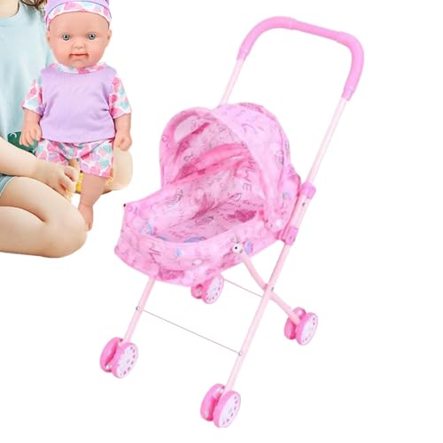 Cochecito plegable de 30 cm duradero que soluciona el espacio en el juego infantil 7