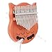 BESTonZON 6pcs Durable Wood Kalimba Bridges Replacement Parts for Thumb Piano Enhance Sound with High- Wood Musicians and Diy Projects