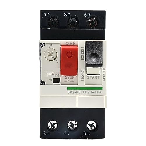 GV2ME14C interruptor magnetotérmico 3P guardamotor regulable de 6 a 10 amperios