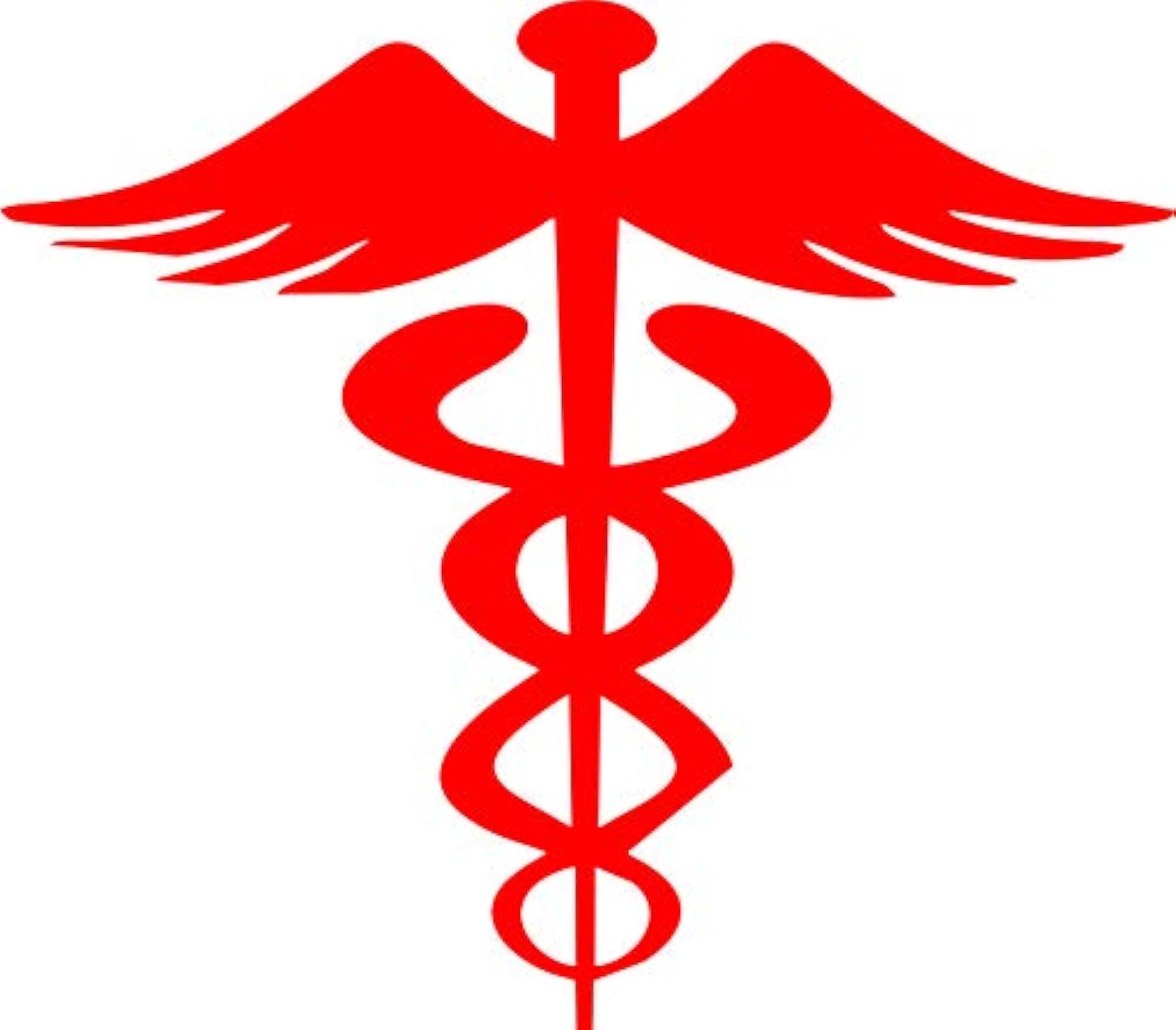 Doctor IMA Emblem Self Adhesive Laptop Sticker Pack of 2