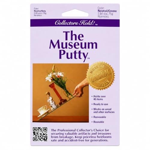 Quakehold! 99111 2.64-Ounce Museum Putty, Neutral/Crème , White