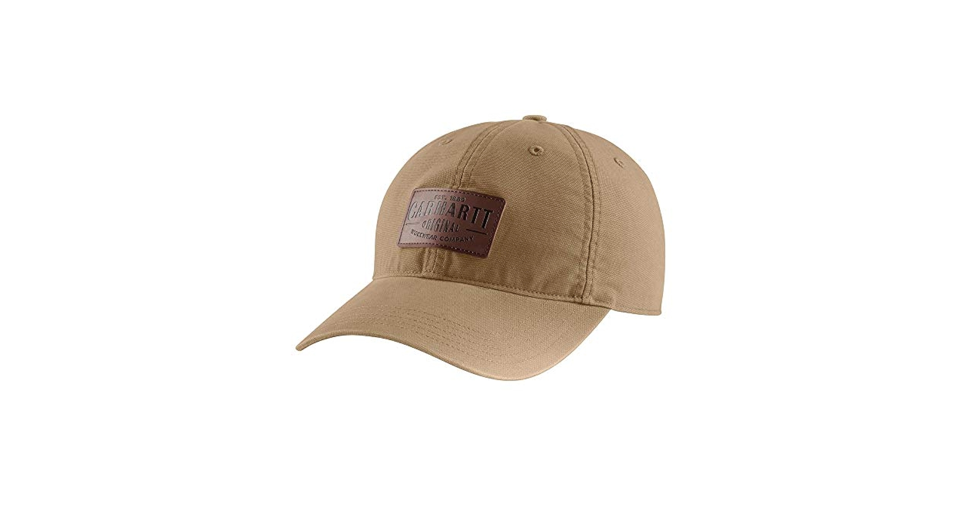 Carhartt Men's Rigby Stretch Fit Leatherette Patch Cap at