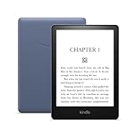 Kindle Paperwhite | 16 GB, now with a 6.8" display and adjustable warm light, with ads, denim + Kindle Unlimited