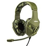 camuflaje traduccion en ingles Plug & play, estos auriculares para juegos se conectan directamente al controlador PS4; el sonido se ajusta rápidamente utilizando los controles de volumen disponibles en los auriculares; y para asegurarse de que puede comunicarse fácilmente, el auricular K)(-PS4 también tiene un micrófono flexible y de calidad, por lo que puede adaptarse a todos los usuarios